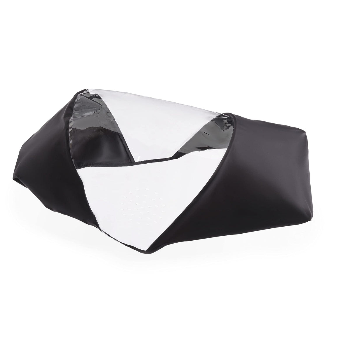 Bugaboo Dragonfly Rain Cover on stroller providing rain protection during city strolls