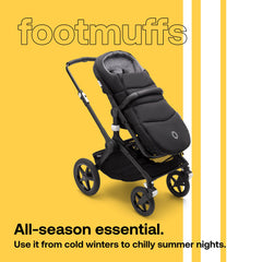 Bugaboo Footmuff cozy fleece lining delivering warmth and breathable comfort.