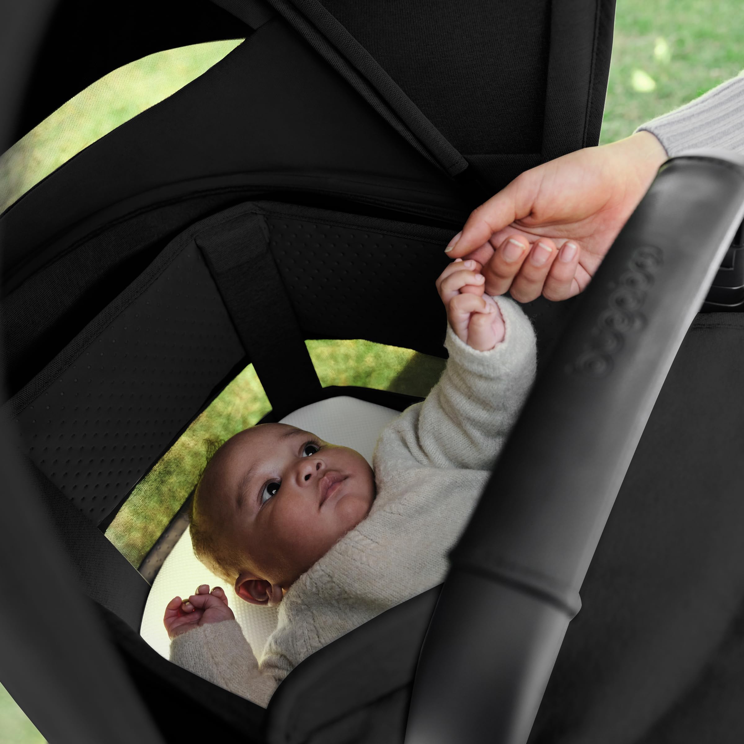 Bugaboo Fox 5 Renew spacious ergonomic seat grows with child.