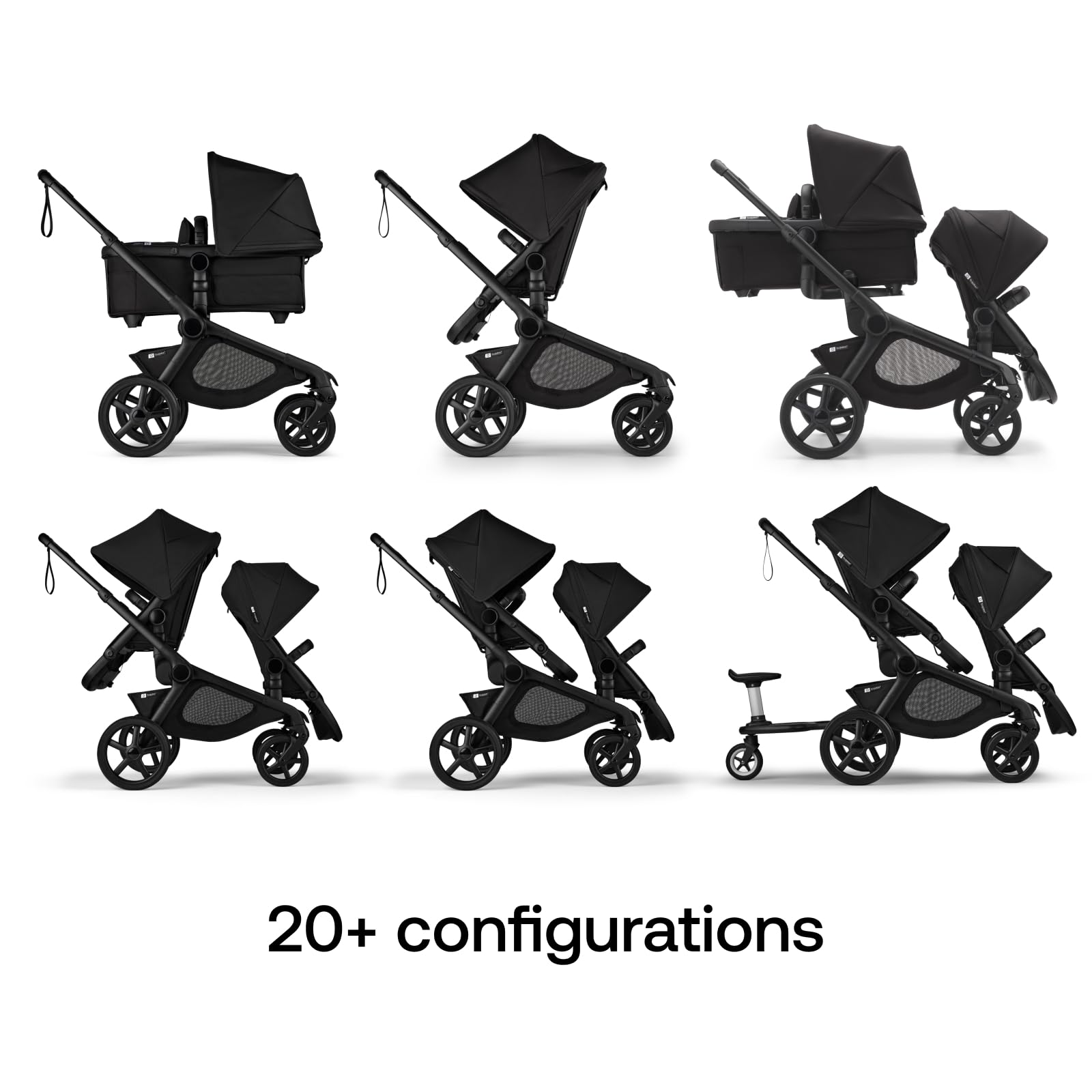 Bugaboo Kangaroo one-hand fold and height-adjustable handlebar