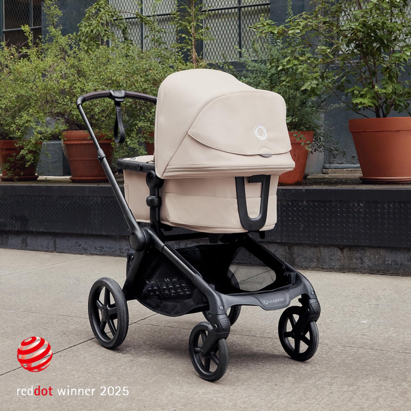 Bugaboo Kangaroo sibling seat configuration for growing families.