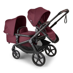 Bugaboo Kangaroo sibling seat attachment demonstrates easy quick-install for growing families.
