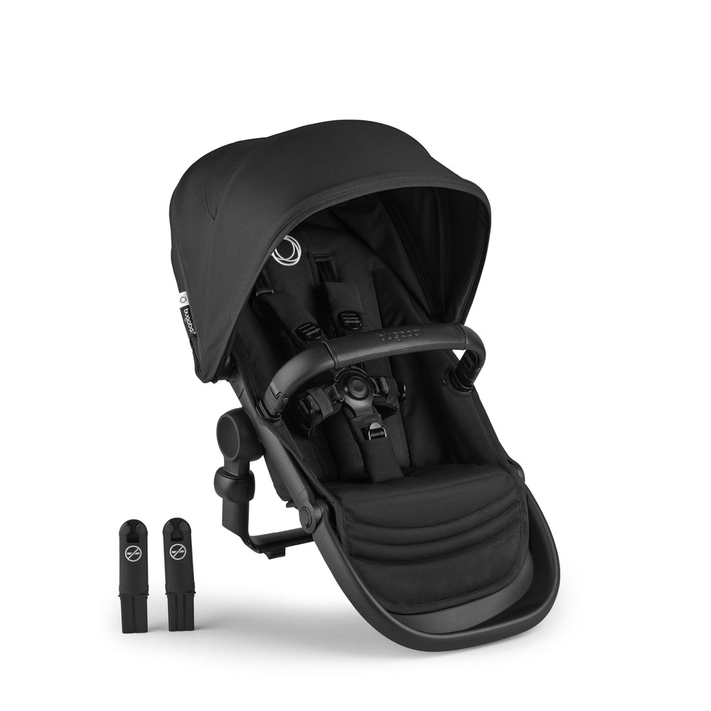 Bugaboo Kangaroo sibling seat Midnight Black attachment for seamless tandem ride.