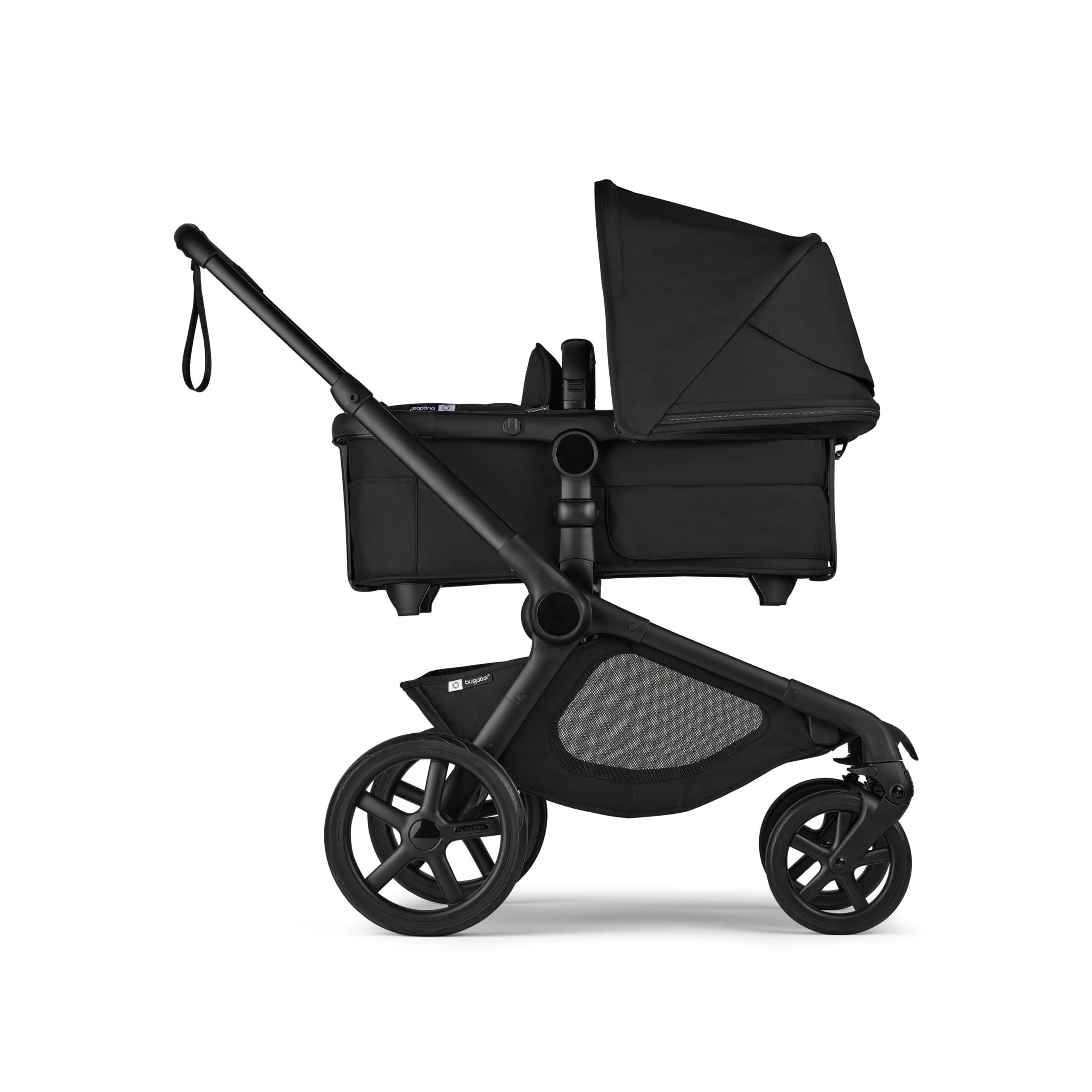 Bugaboo Kangaroo tandem mode supporting two kids on outings