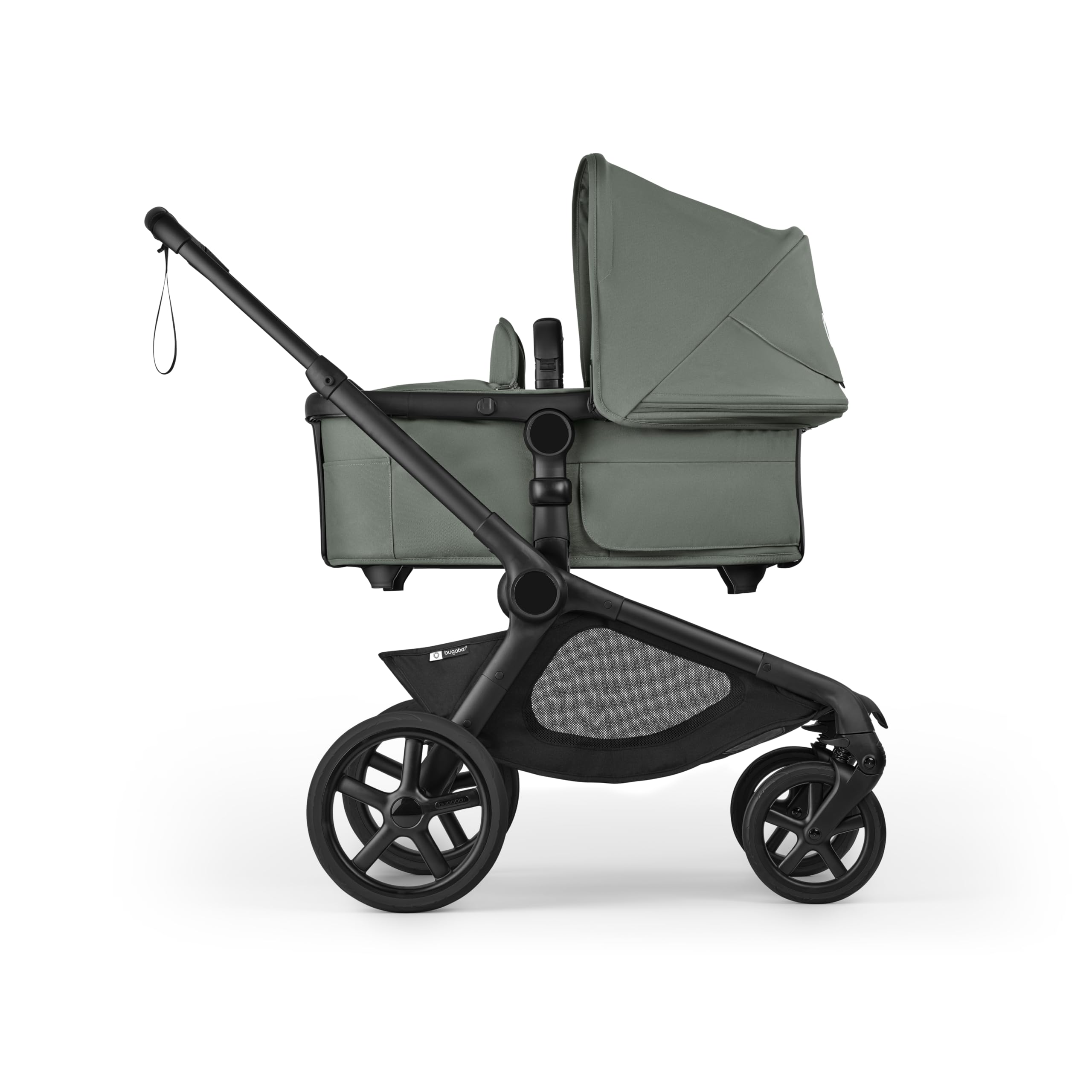 Bugaboo Kangaroo XL underseat basket holds essentials and groceries.