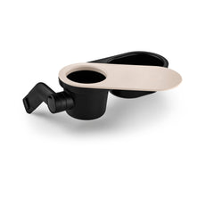 Bugaboo snack tray cup holder supports up to 17 ounces.