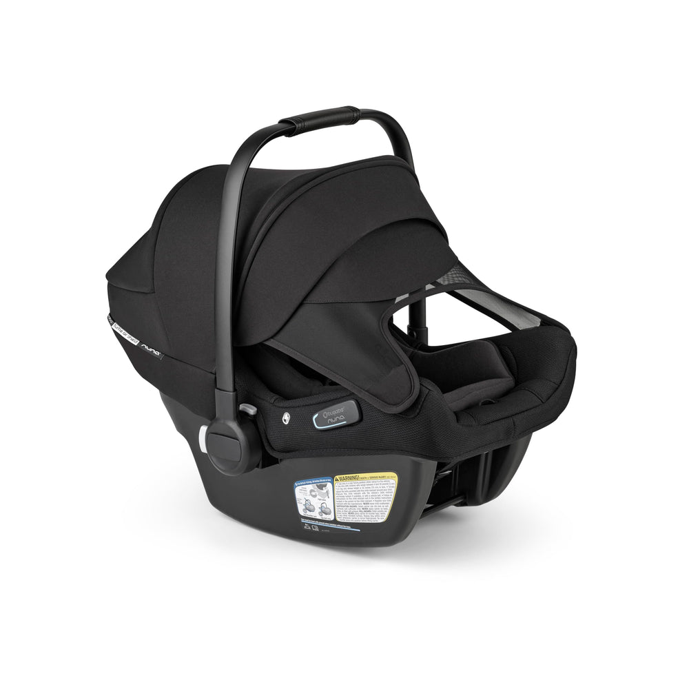 Merino wool insert on the Bugaboo Turtle Air Shield for moisture control and comfort.