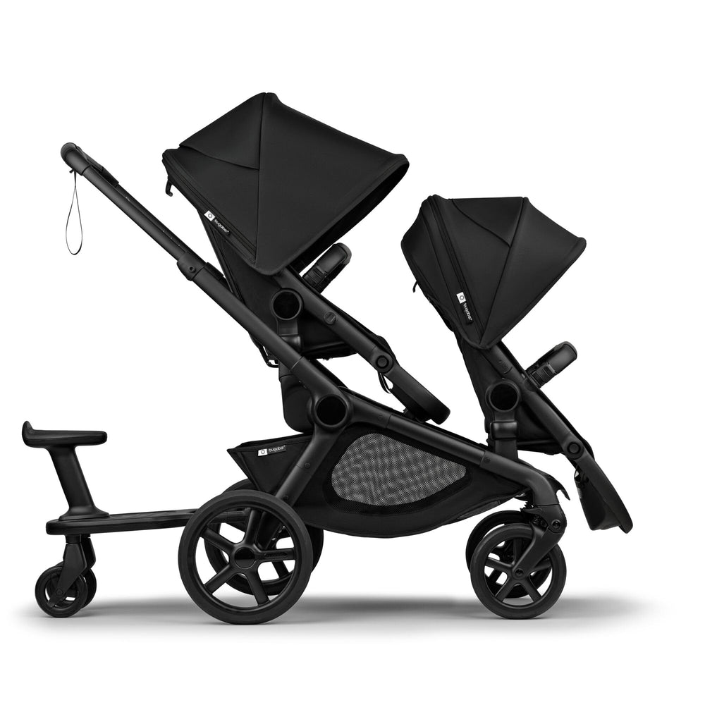 Bugaboo wheeled board quick attach and detach for convenience