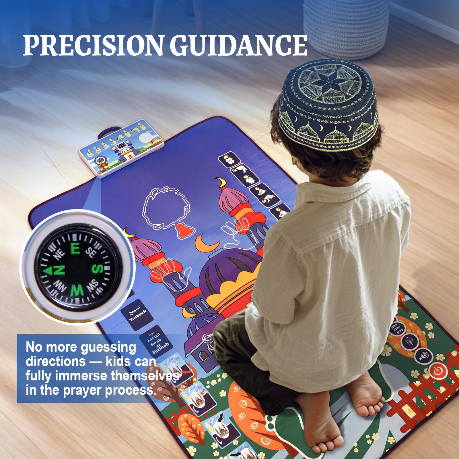 BUIFAC dual-language prompts in English and Arabic support smoother instruction.