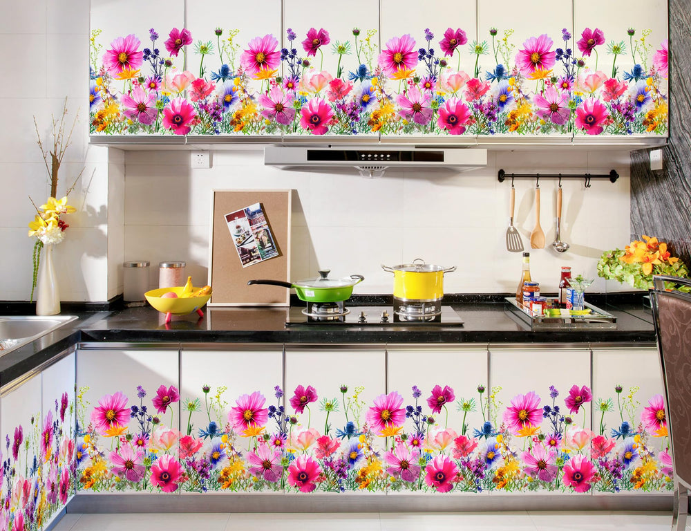 Buiory colorful flower decor brings nature-inspired style to any room.