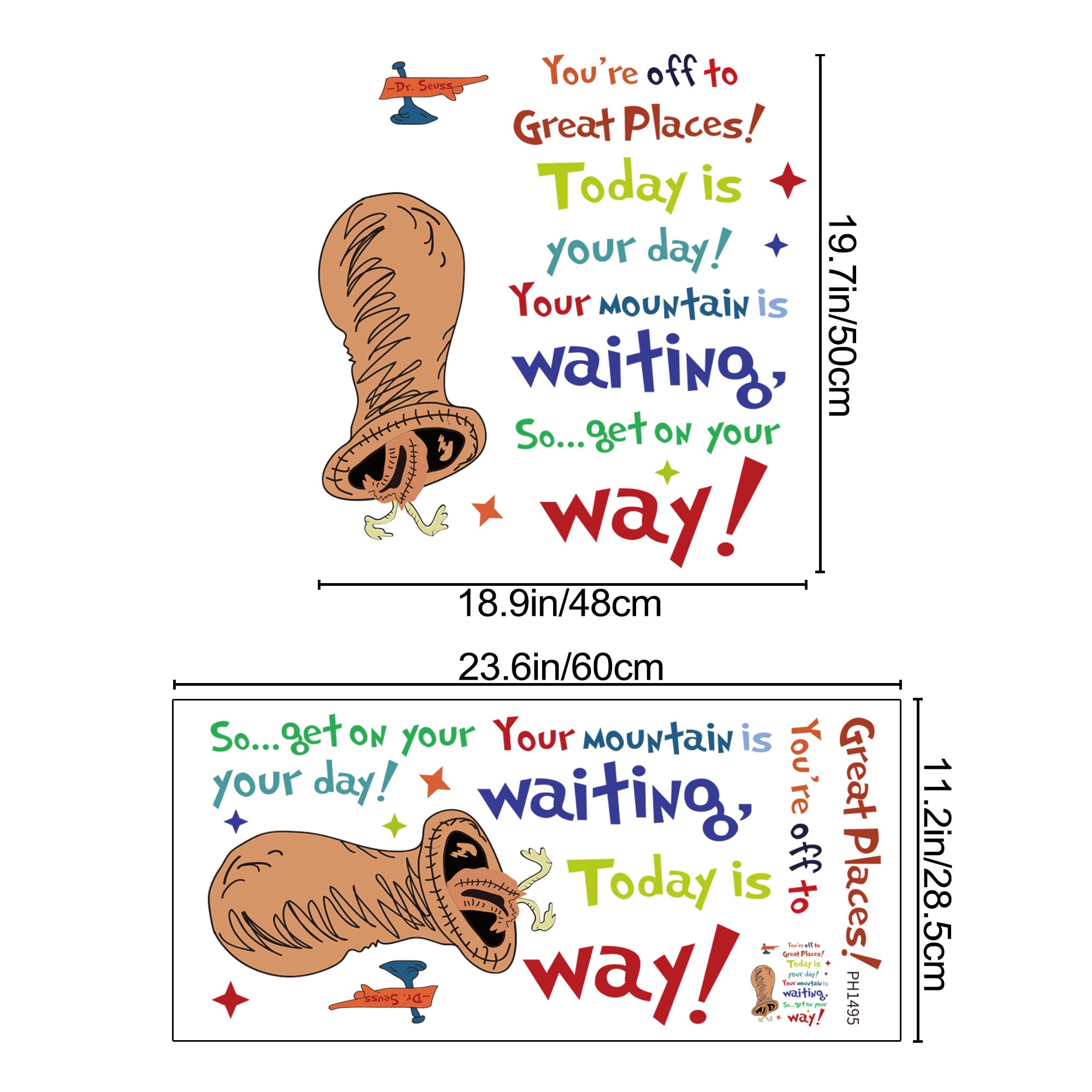 Buiory wall decal on-wall display creates classroom focal point for learning.
