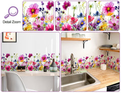 Buiory grass baseboard stickers create a welcoming edge along room surfaces.