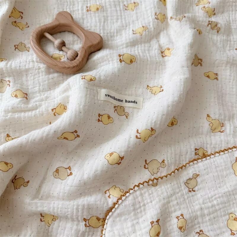 BuLuTu baby blanket used during stroller rides for shade and comfort.
