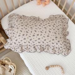 BuLuTu blue orchid dots pattern pillowcase for soft kids' sleep and breathable comfort