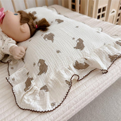 BuLuTu crib-to-toddler pillowcase with enveloped closure