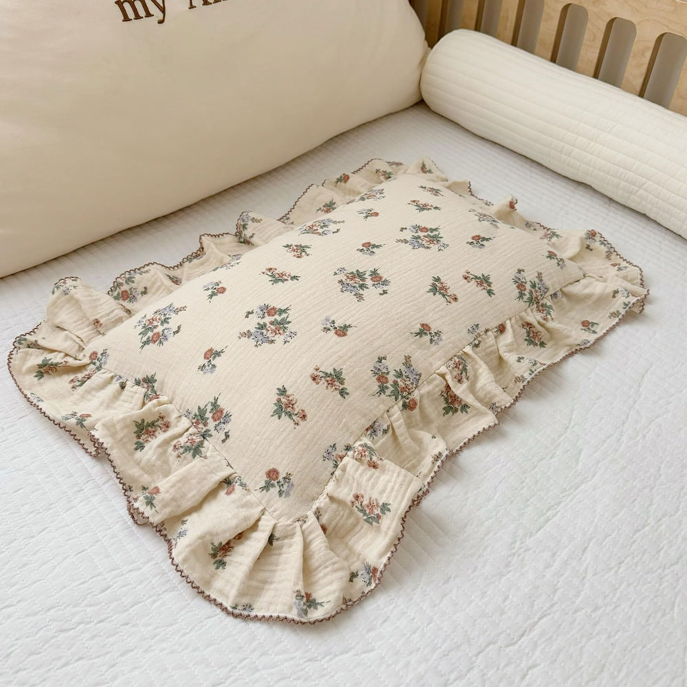 BuLuTu durable washable muslin pillowcase, color stays vibrant after washing