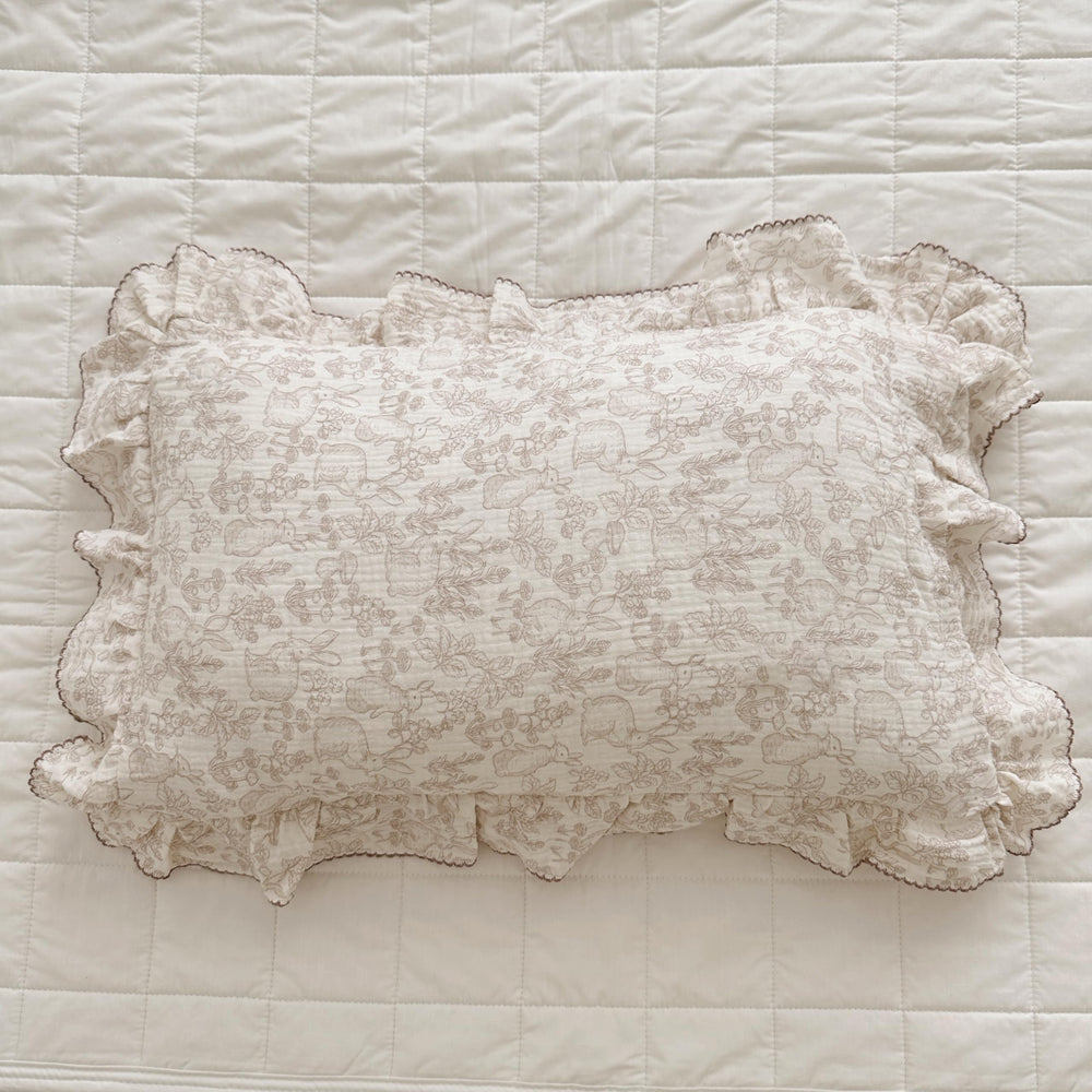 Bulutu flowers-animal-pattern pillowcase versatile for kids