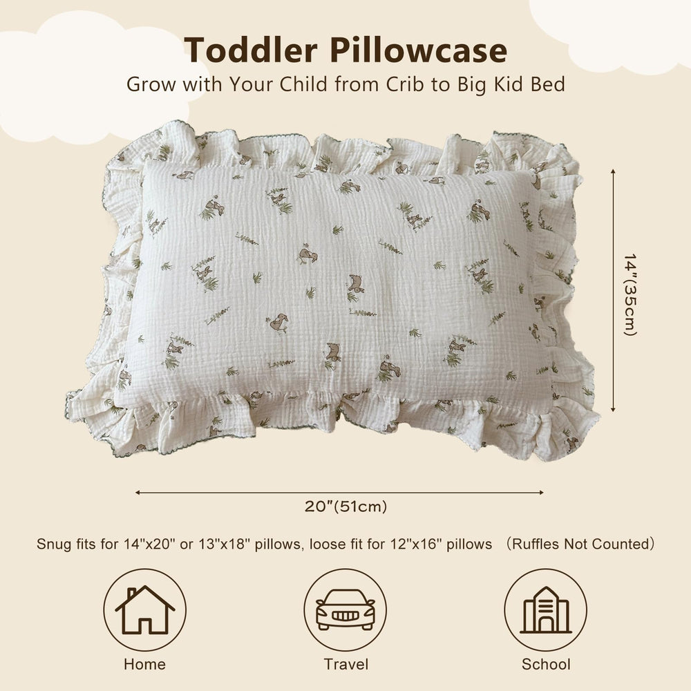 BuLuTu muslin fabric texture highlights breathable skin-friendly comfort