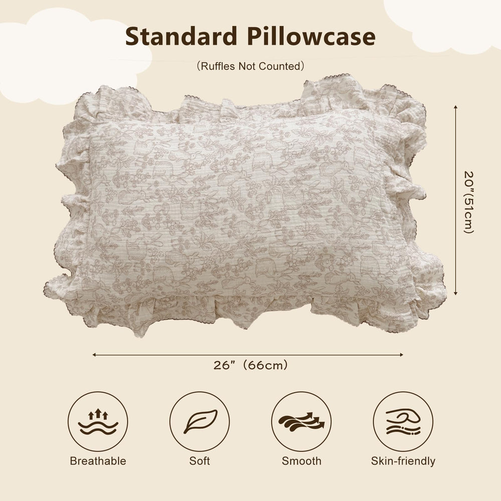 Close-up of BuLuTu muslin fabric showing gentle texture and quality