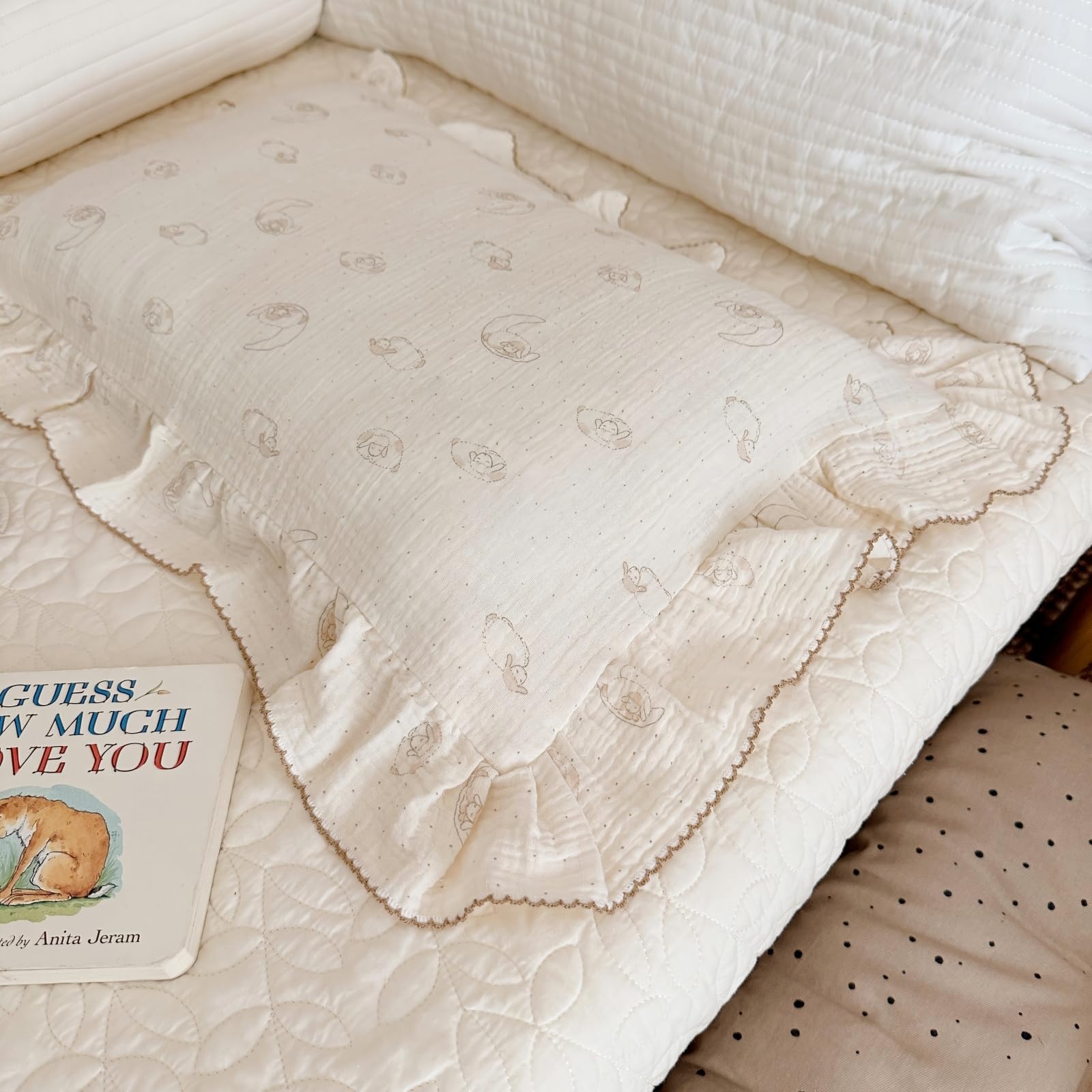 BuLuTu 14x20 pillow case fits 13x18/14x20 toddler pillows