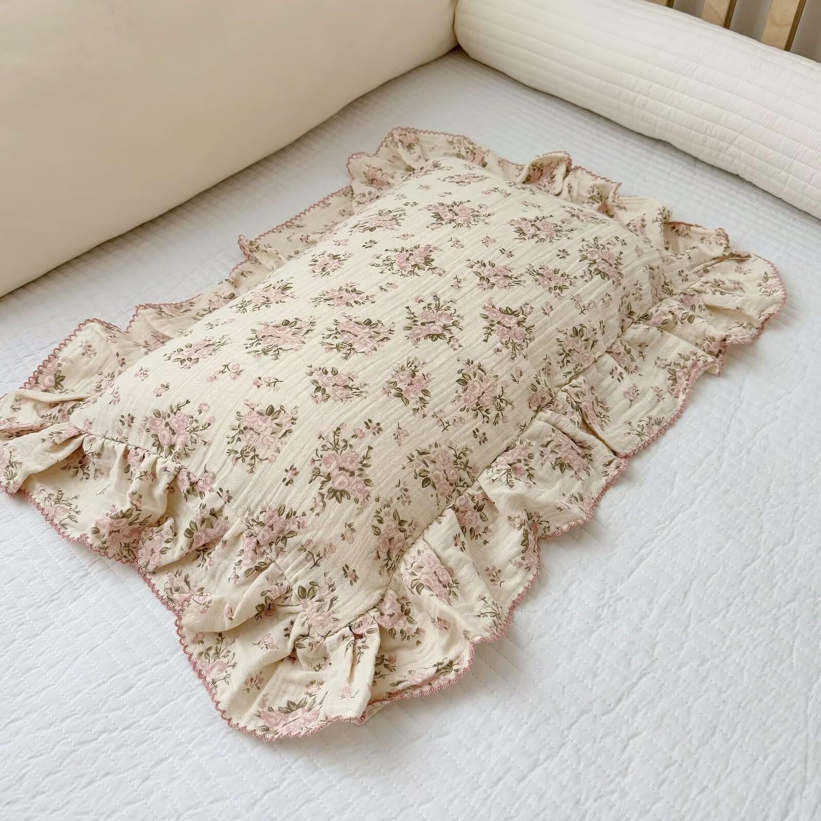 BuLuTu crib-to-toddler pillowcase fits 20x14 size with gentle touch.