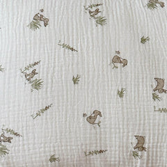 BuLuTu soft muslin fabric pillowcase against toddler skin
