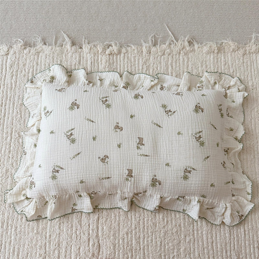 BuLuTu pillowcase used on toddler bed for versatile sleep setup