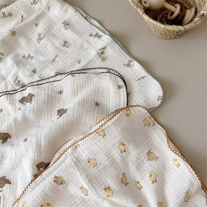 BuLuTu nursery blanket adds gentle warmth and easy care to the nursery