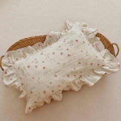 BuLuTu rabbit floral toddler pillowcase bedroom decor suitable for girls and boys.