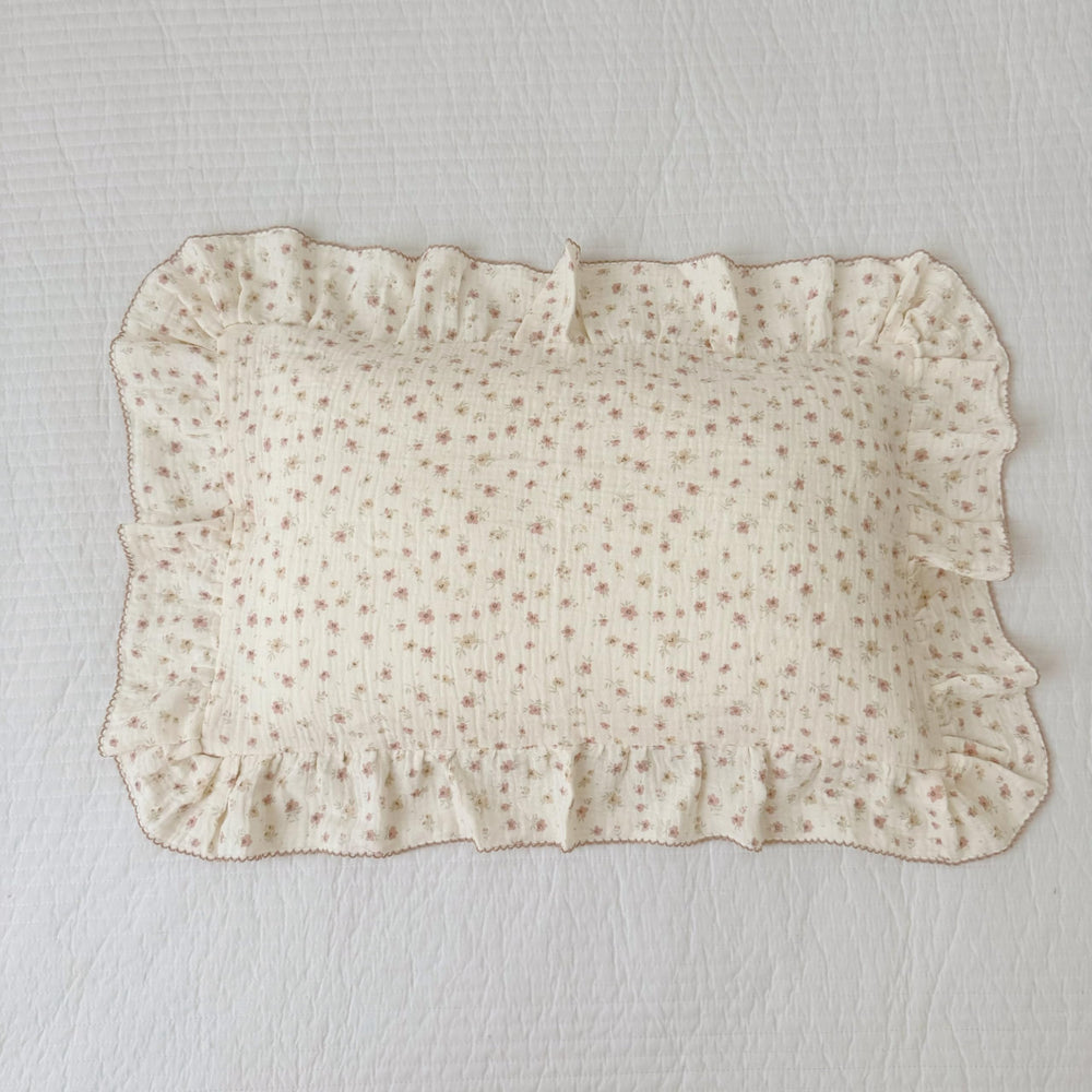 BuLuTu standard pillowcase 26x20 for kids with pink floral design
