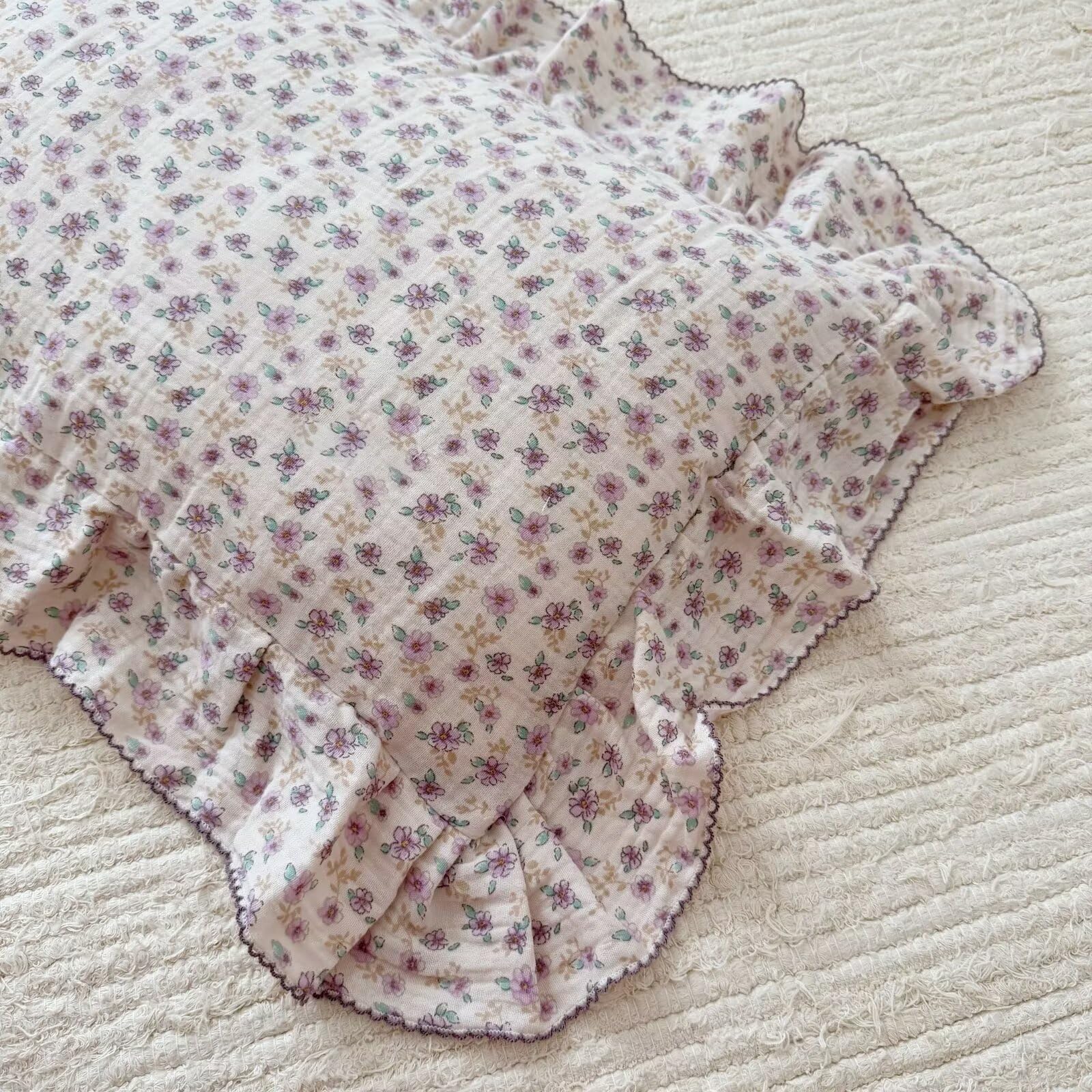 BuLuTu standard-size pillow case 20x26 fits most children's pillows securely