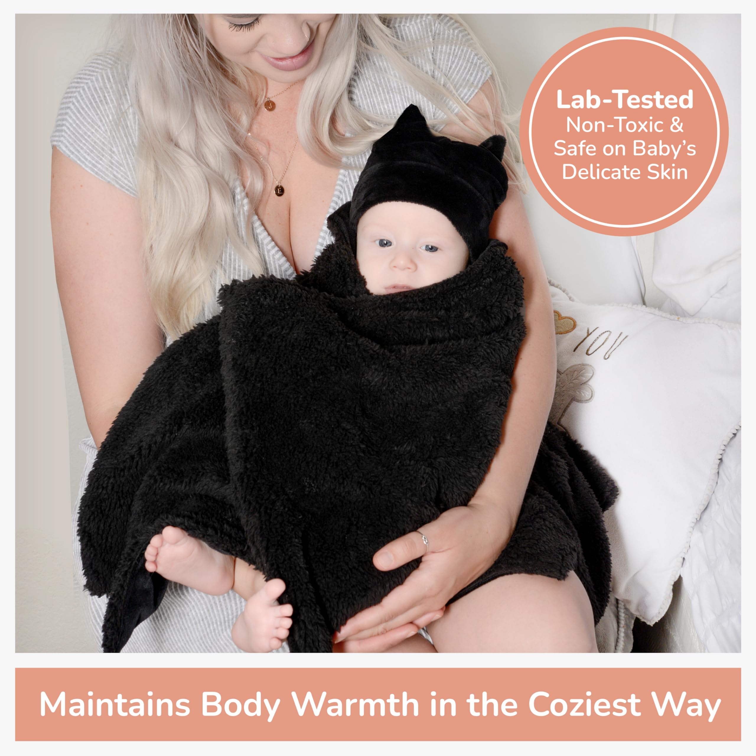 Bumba Kids bat hat adds cute, adjustable headwear for Halloween-ready looks.
