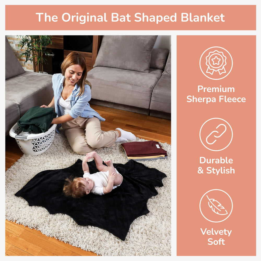 Bumba Kids bat wings accessory completes a gothic baby outfit with flair.