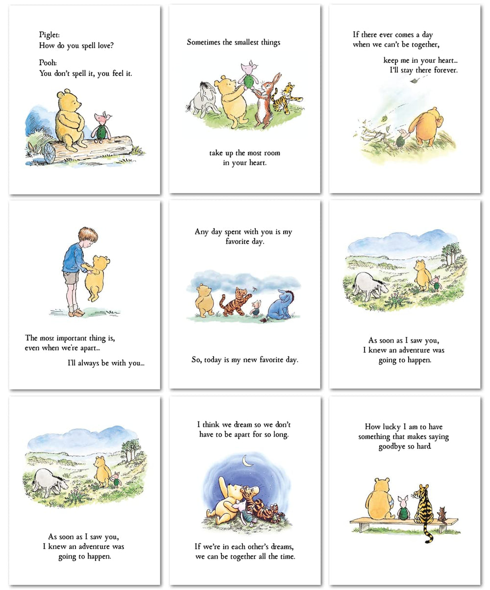 Bumbleboo Pooh portrait print for calming nursery walls and easy framing.