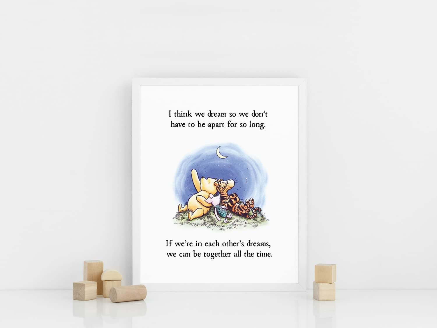 Bumbleboo Winnie quotes print set brightens walls with friendly messages.