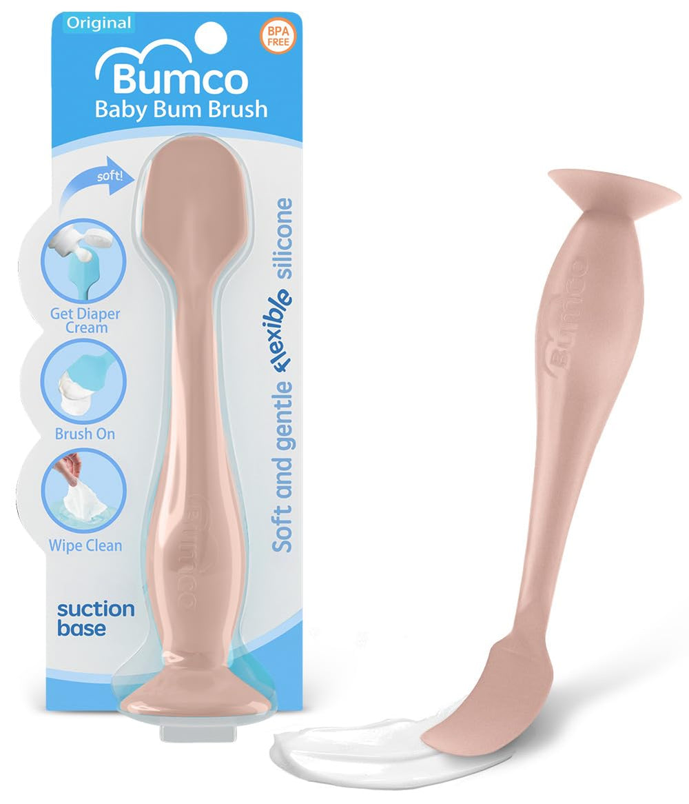 Bumco Diaper Cream Spatula with suction base for mess-free diaper changes.