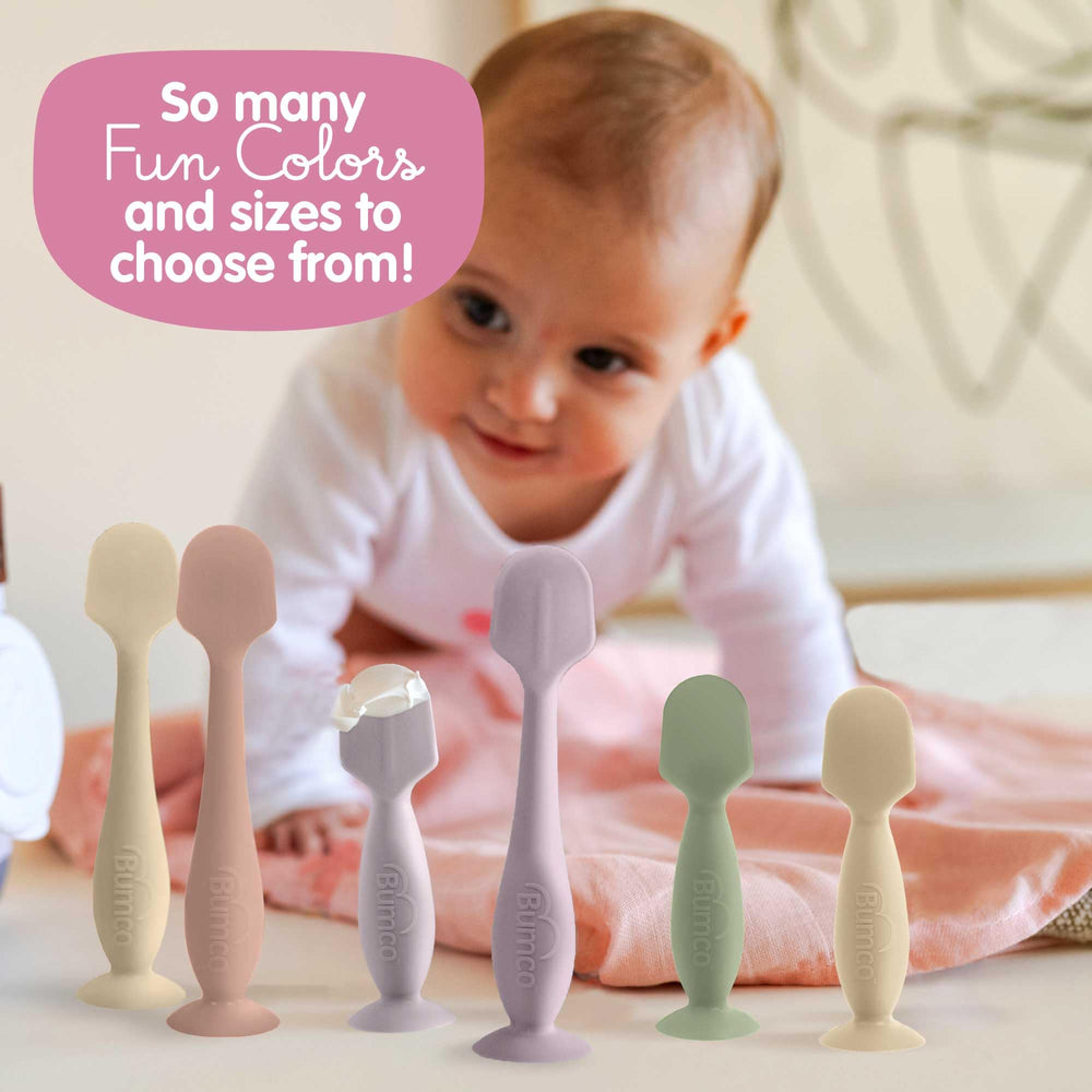 Bumco easy-application spatula helps apply cream quickly.