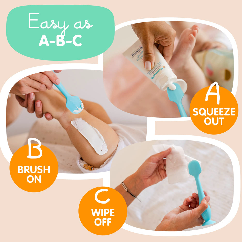 Bumco suction base holds the spatula upright on flat surfaces