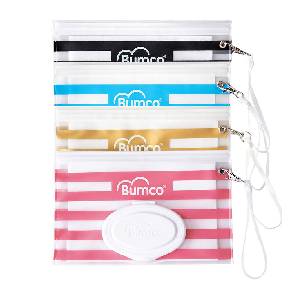 Bumco wipes pouch ready for bulk refills and easy maintenance.