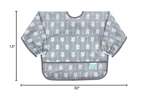Bumkins sleeved bib CPSIA-tested safety for peace of mind.