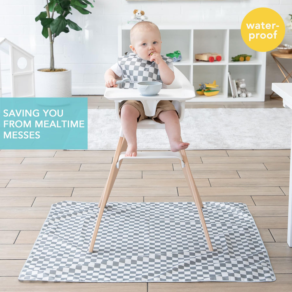 Bumkins splat mat for arts and crafts provides a reusable art space