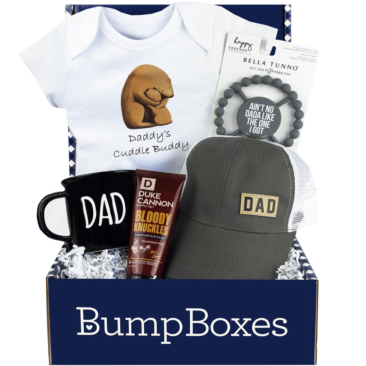 Bump Boxes black ceramic dad mug for energizing mornings and late-night feeds