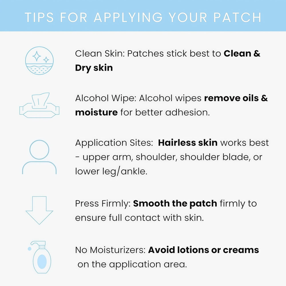 BumpGlow skin-friendly patch close-up with breathable material.