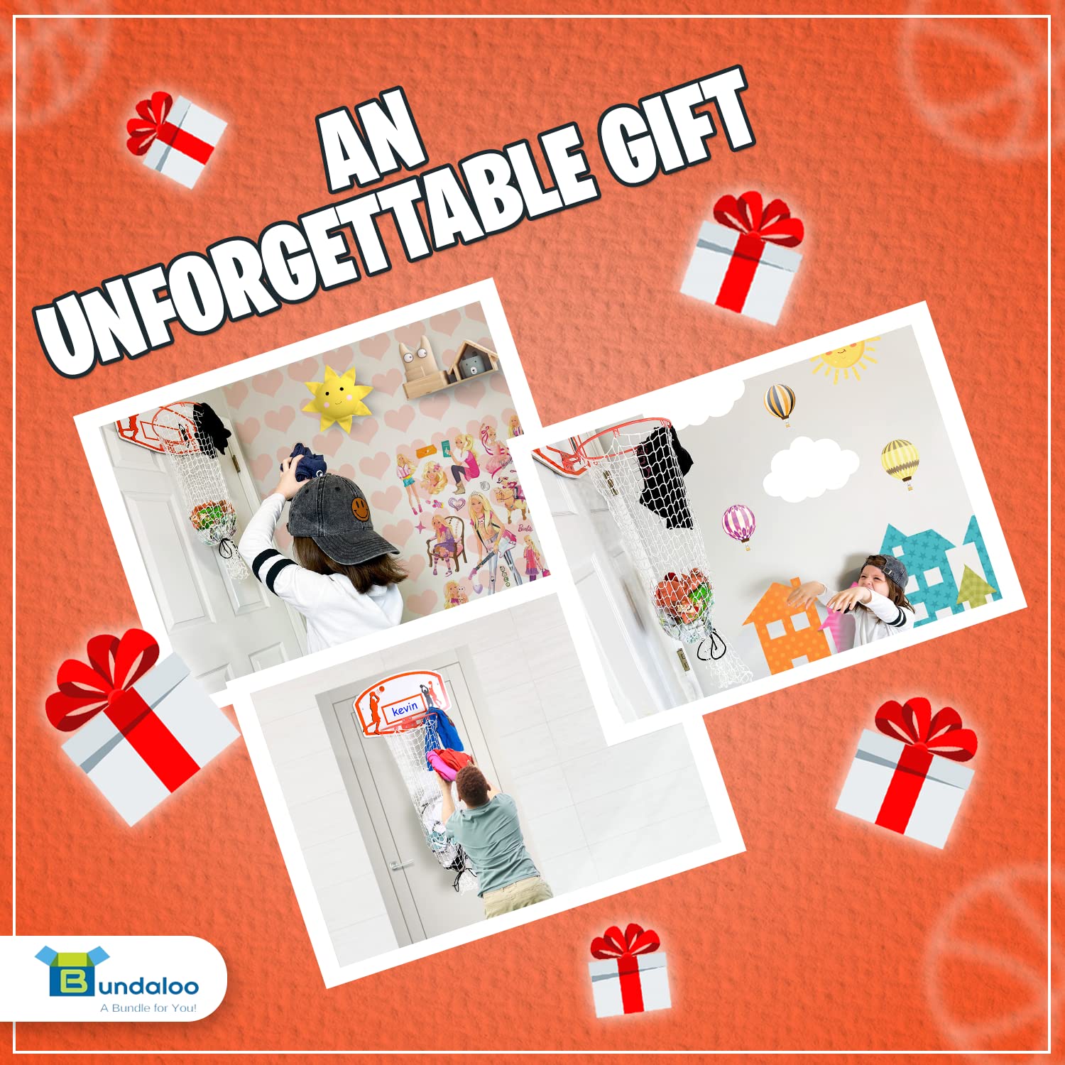 Bundaloo gift-ready set fits boys and girls rooms for fun chores.
