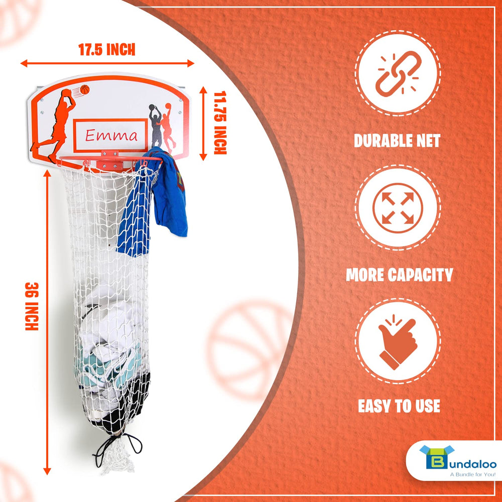 Bundaloo hoop and rim closeup highlighting a playful laundry activity for kids.