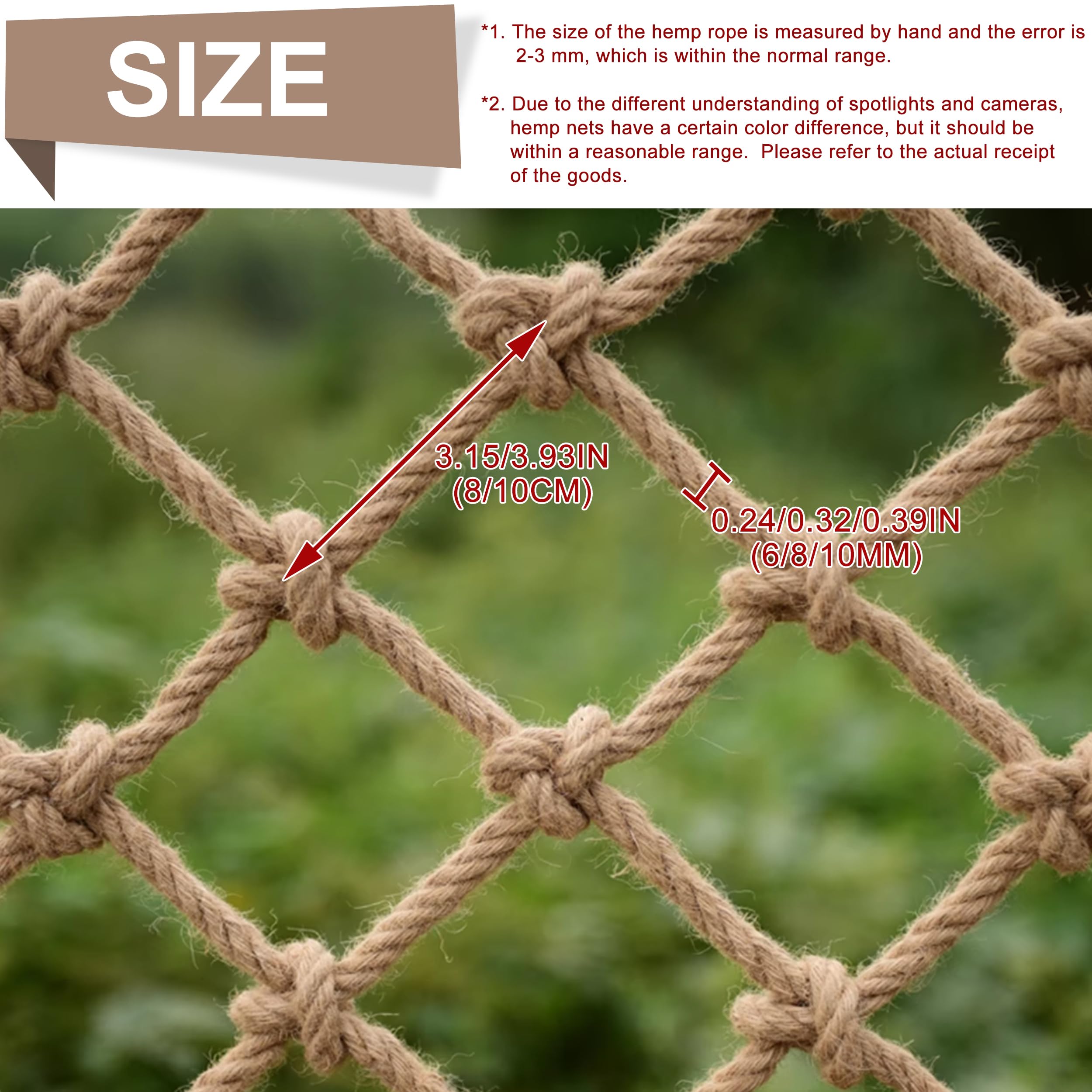 Bunifa rope net mounted on balcony railing for safer access.