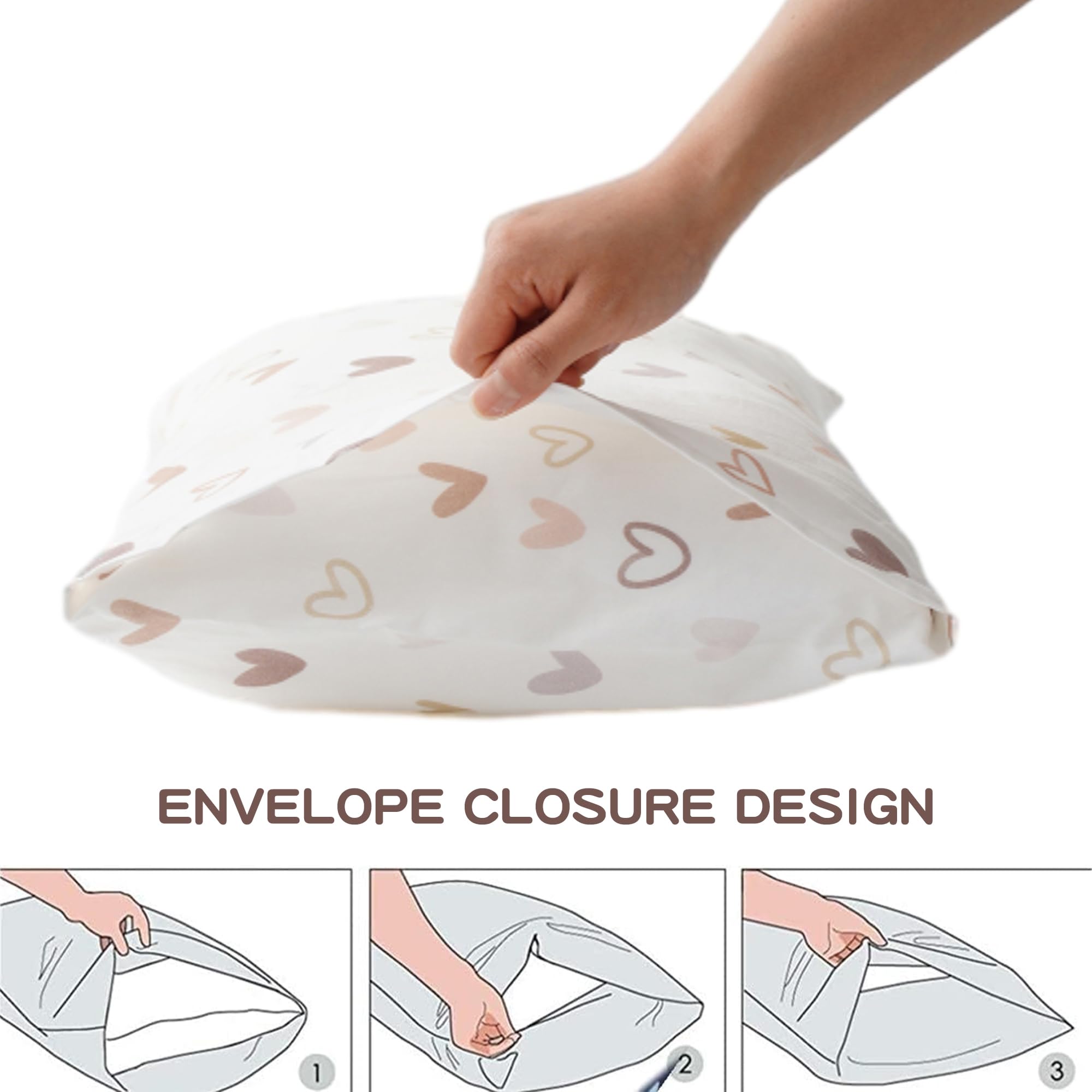 Removable pillowcase from Bunnikins & Clover machine washable for easy care