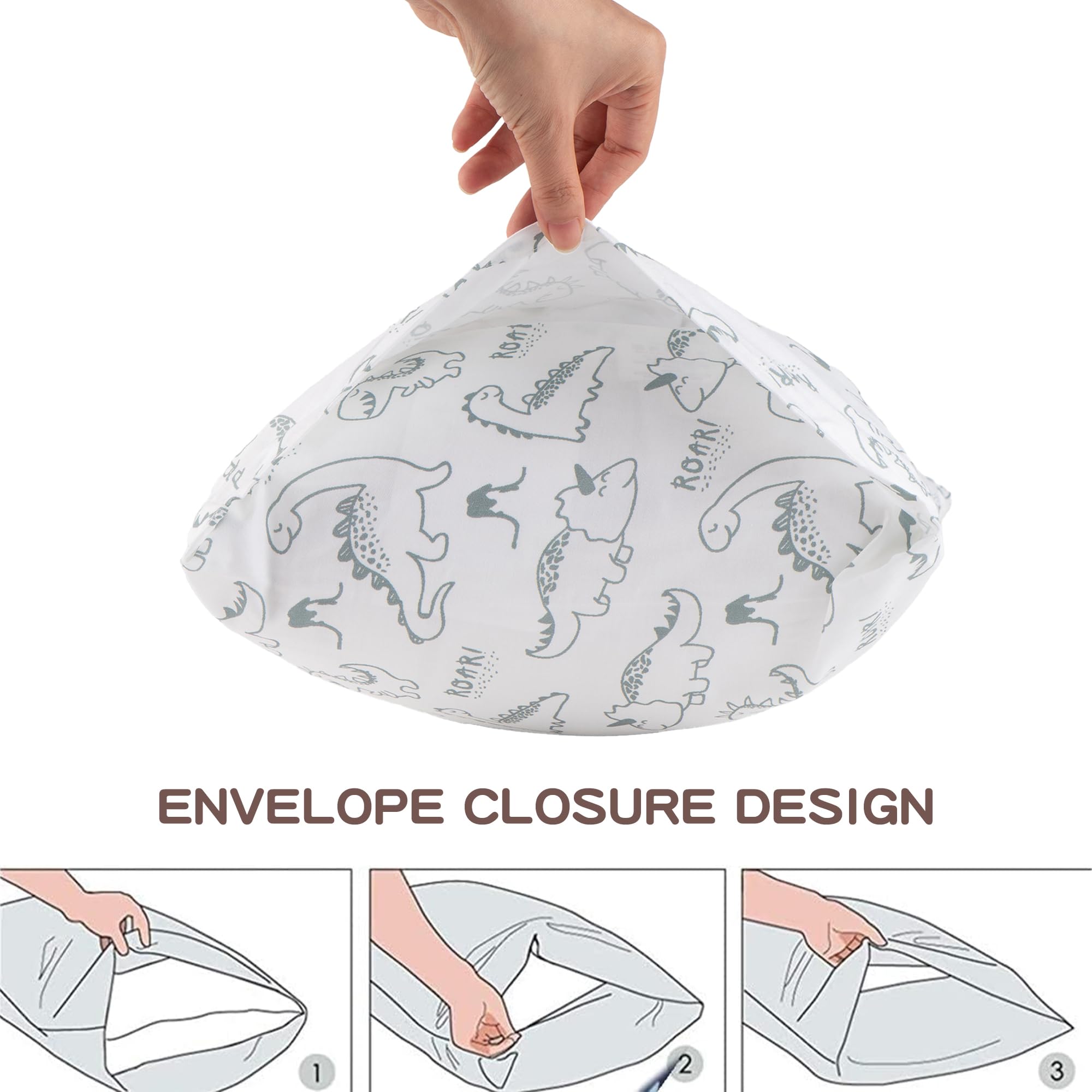 Bunnikins & Clover machine-washable pillowcase for simple cleaning