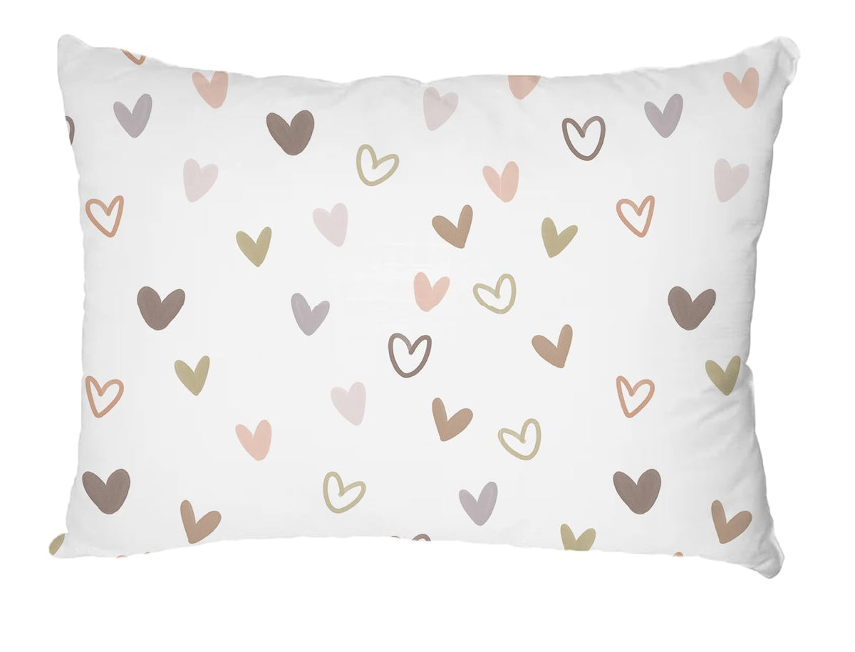 Bunnikins & Clover toddler pillow 13x18 with soft cotton cover for cozy naps
