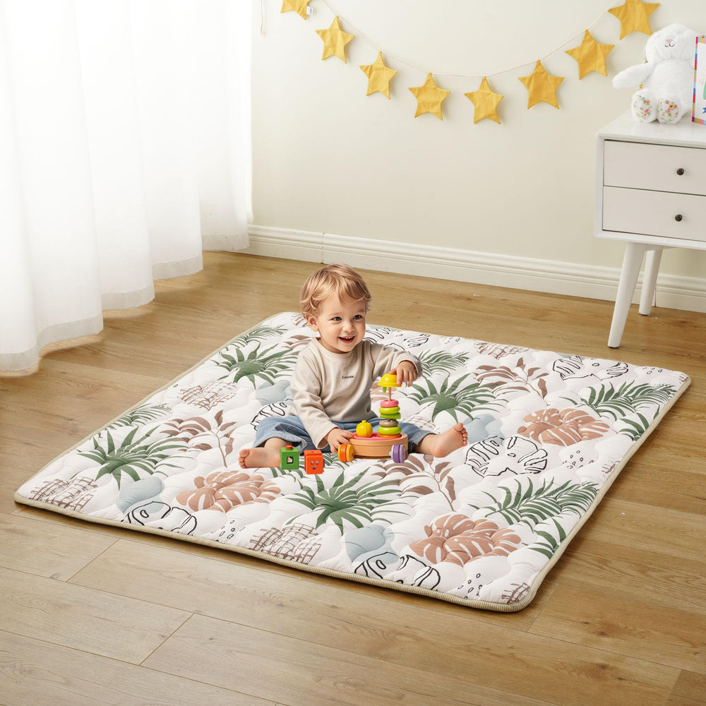 Bunnikins & Clover gift-ready baby play mat for new parents